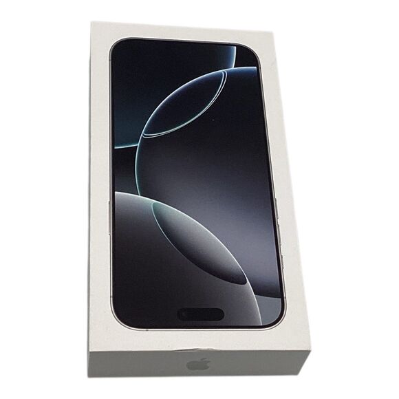 Apple iPhone 16 Pro MAX  White Titanium Empty Box ONLY with insert - Picture 2 of 6
